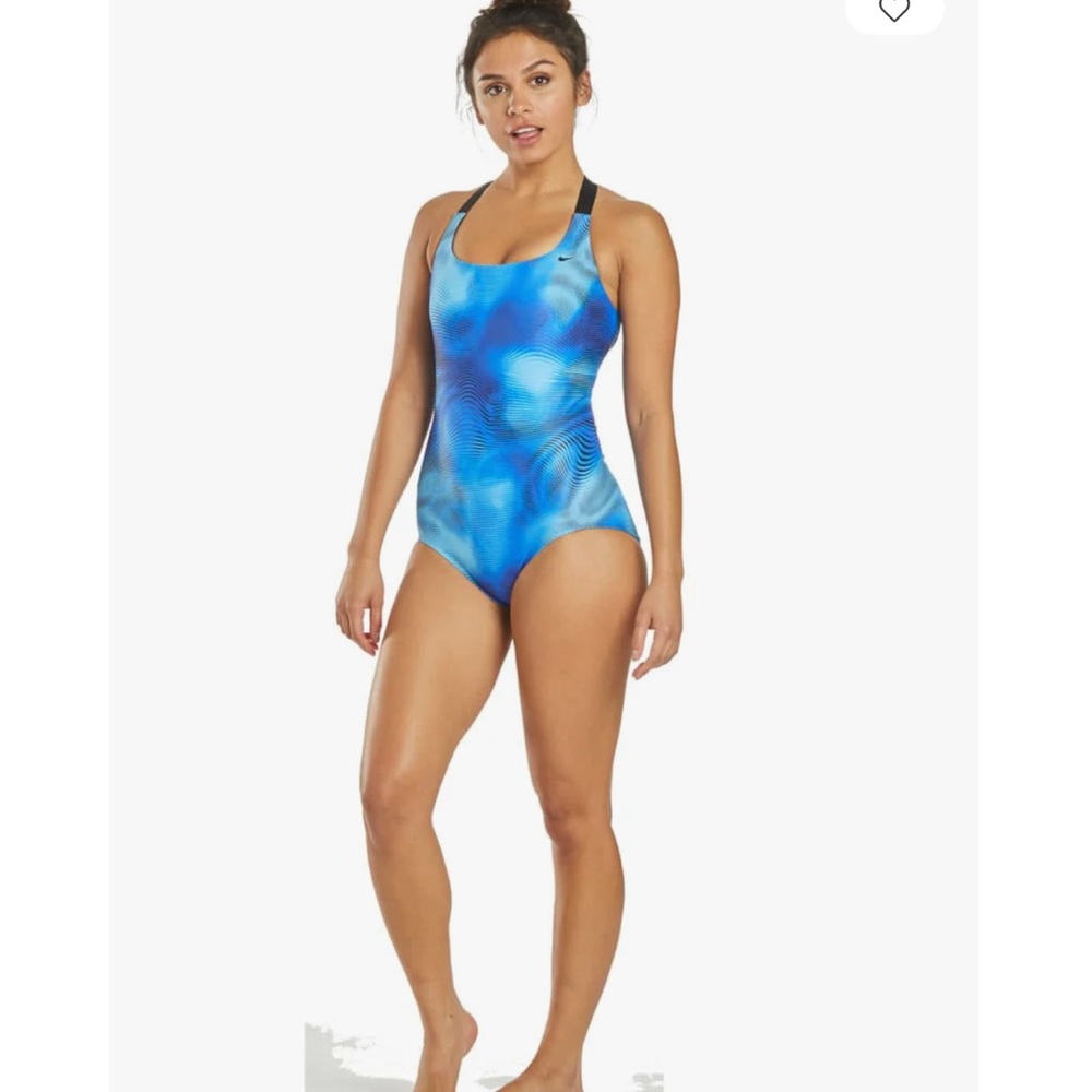 Nike Women's Shift Double Crossback One-Piece Swimsuit - Picture 4 of 8